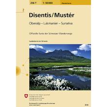 Swisstopo Disentis 256T Wanderkarte 1:50 000