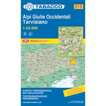 Tabacco Alpi Giulie Ocidentali - Travisiano 019 Wanderk.