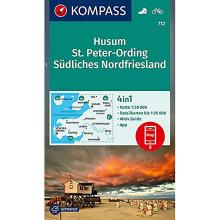 Kompass Verlag WK 712 Husum St. Peter-Ording