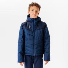 Kinder Fußball Trainingsjacke warm marineblau