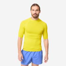 UV-Shirt Herren kurzarm 100 neongelb