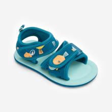 Badesandalen Baby/Kinder - Fische blau