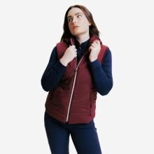 Reitweste 900 warm Damen bordeaux