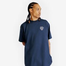 T-Shirt Damen/Herren mit Grafik - Heritage marineblau