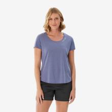 Wandershirt Damen kurzarm - NH500 violett