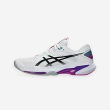 Herren Tennisschuhe Multicourt - Solution Speed FF 4 weiß/rosa