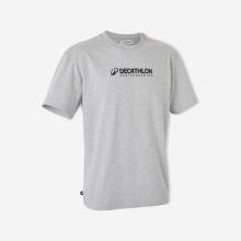 T-Shirt aus dicker Baumwolle - TS500 grau meliert. Decathlon Skateboarding