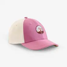 Basecap Kinder 7–15 Jahre Wandern - MH100 rosa