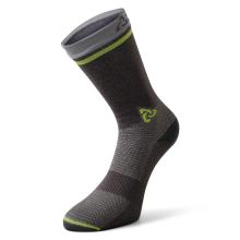 Segelsocken Damen/Herren Coolmax grau/gelb