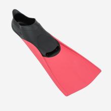 Schwimmflossen lang - Trainfin rosa/schwarz