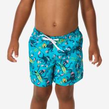 Boardshorts Surfen Kinder 100 Fun türkis