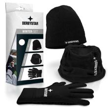 Damen/Herren Fußball Set - Spieler Winterset V22 schwarz