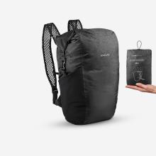 Rucksack kompakt faltbar wasserdicht - Travel 20 l schwarz
