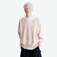 Pullover Herren - Heritage rosa/weiß