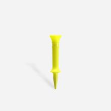 Golf Tees Kunststoff abgestuft 40 mm 10 Stück gelb