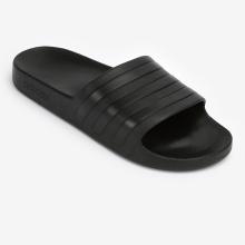 Badelatschen Herren/Damen - Adilette Aqua schwarz