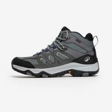 Wanderschuhe Herren halbhoch wasserdicht Wandern - MH500 grau