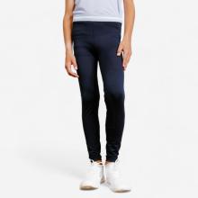 Reitleggings 100 Light Kinder dunkelblau/lila