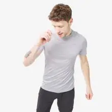 Wandershirt Herren kurzarm Synthetik - MH100