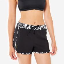 Boardshorts Damen Tini schwarz/weiß