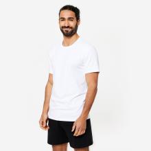 T-Shirt Herren Baumwolle - 100 Sportee weiß