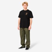T-Shirt Skateboard - TS500 schwarz in Zusammenarbeit mit Make Life Skate Life