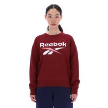 Reebok Hoodie Damen Fleece - bordeaux