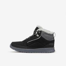 Wanderschuhe Damen halbhoch warm wasserdicht Wandern - NH100 schwarz