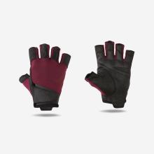 Handschuhe Krafttraining - bordeaux/schwarz