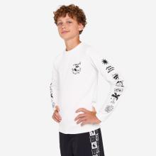 UV-Shirt langarm Kinder 100 Quiver weiß