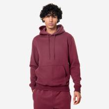 Hoodie Herren Kapuze warm Sweatshirtstoff - violett