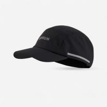 Lauf-Cap Schirmmütze Unisex 5 Panel Regen wasserabweisend - schwarz