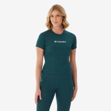 Wandershirt Damen kurzarm - Columbia Zero Move SS Tee Everblue blau