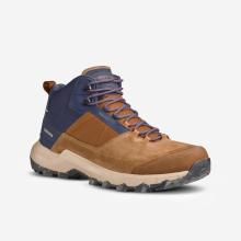 Wanderschuhe Herren halbhoch wasserdicht Bergwandern ‒ MH500 braun