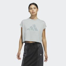 ADIDAS T-Shirt Crop Top Damen - schwarz