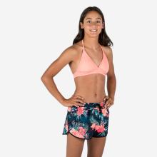 Boardshorts Surfen Mädchen Shiso schwarz