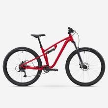 Mountainbike Trekking vollgefedert Aluminiumrahmen 29" Expl 100 S rot