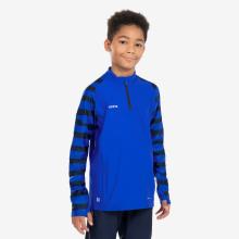 Kinder Fußball Sweatshirt mit Reißverschluss - VIRALTO Kids blau/marineblau