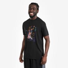 Damen/Herren Basketball T-Shirt - TS500 Fast schwarz