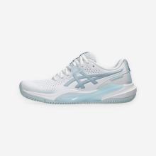Damen Tennisschuhe Sandplatz - Gel Challenger 15 weiß/blau