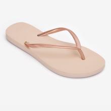 Zehensandalen Damen 500 Gold Peach rosa