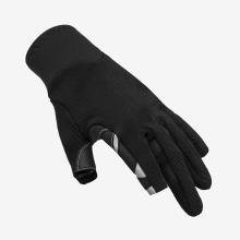 Segelhandschuhe Damen/Herren zwei Finger geschnitten 900 schwarz