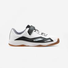 Kinder Handballschuhe - H100 Klettverschluss weiß/schwarz