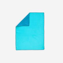 Mikrofaser-Handtuch Größe M 60 × 80 cm - doppelseitig blau/grün