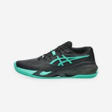 Herren Tennisschuhe Sandplatz - Gel Resolution X schwarz/grün
