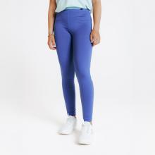 Reitleggings 100 Light Kinder hellblau/graugrün