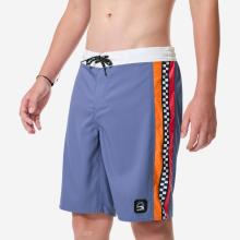 Boardshorts Surfen Kinder 900 Checklines blau