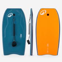 Bodyboard mit Leash 500 blau/orange