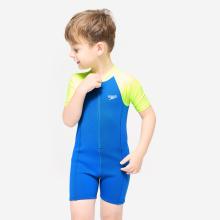 Neopren-Schwimmanzug Shorty Kinder 2-5 Jahre Speedo - blau/gelb