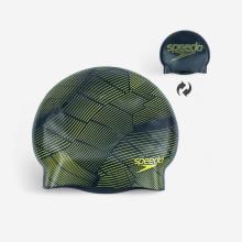 Badekappe Silikon Speedo wendbar - Drizzle schwarz/gelb
